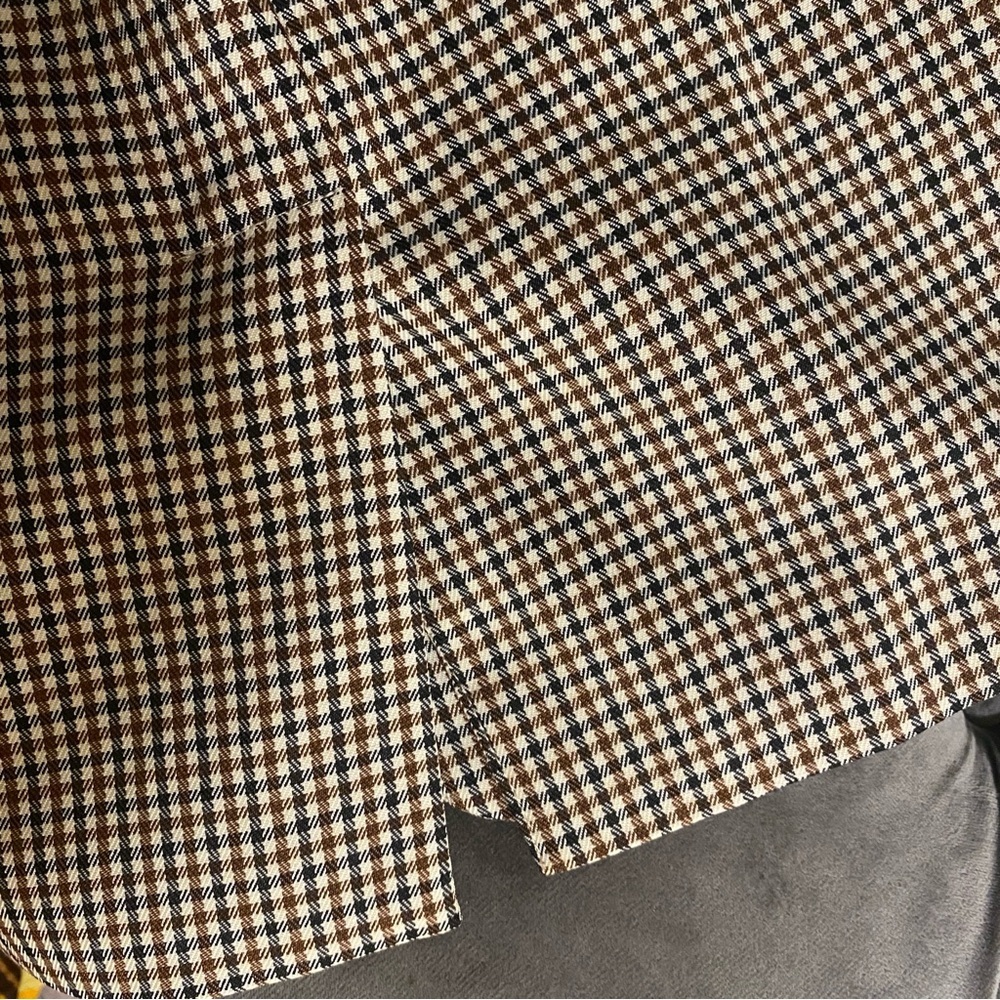 NWT Lucy Paris Women's Two-Button Notch-Collar Plaid Blazer - Size L - Picture 6 of 8